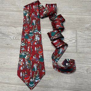 Where's waldo silk dance scene neck tie. fun wacky whimsical quirky tie